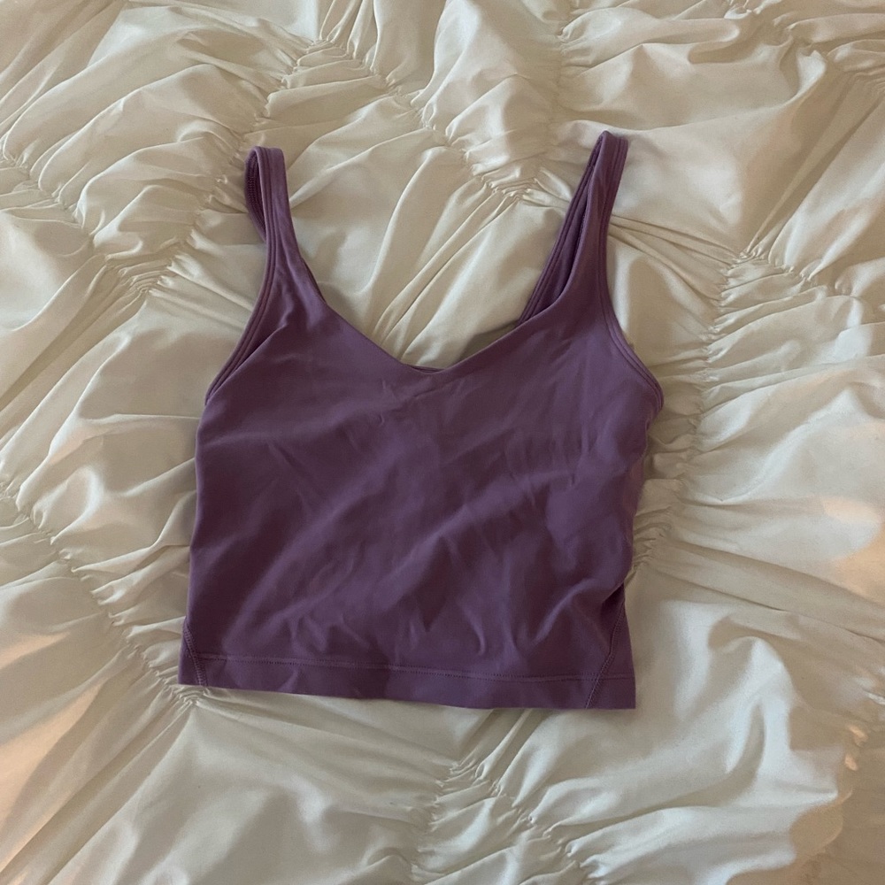 Purple Lululemon align tanktop